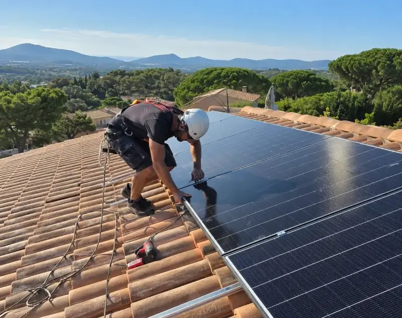 Installateur panneaux solaires La Coucourde — pose photovoltaïque sur toiture